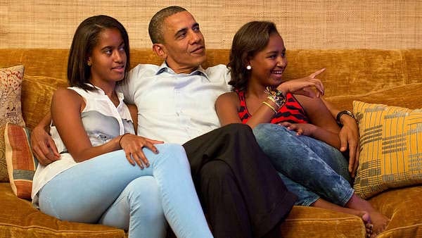 Obama girls' role: Not to speak, but to be spoken of Obama girls' role: Not to speak, but to be spoken of