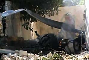 Rebels shoot down helicopter in Syria