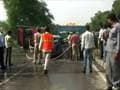 Five of a family killed as car catches fire after accident with tractor in Faridabad