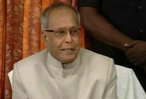 President greets people on Durga Puja