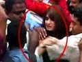 Sunanda Tharoor trapped, harassed by crowd at airport