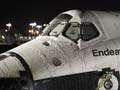 Space shuttle Endeavour starts road trip to new home