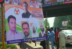 In Amritsar, Rahul Gandhi's posters removed ahead of his visit