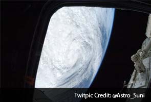 Superstorm Sandy looks enormous from space: Sunita Williams