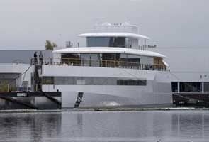 Yacht commissioned by Steve Jobs launched