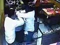 Caught on camera: Men, armed with sticks, vandalise restaurant