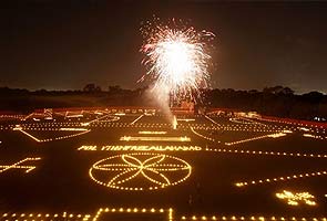 Diwali lights up India