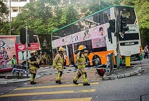 Three dead in Hong Kong bus crash: police