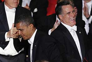 Barack Obama and Mitt Romney share lunch after bitter campaign