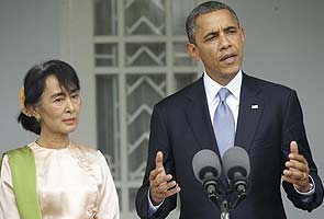 Obama promises support to an emerging Myanmar