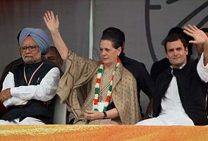 Sonia, Rahul hit out at opposition at Congress show of strength: Who said what