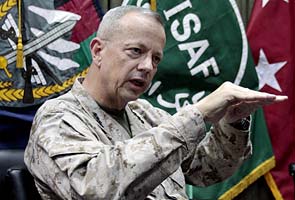 General John Allen resumes command duty in Afghanistan