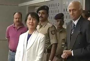 Suu Kyi in India after 40 years