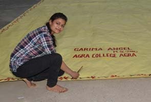 Agra student claims making world's biggest envelope