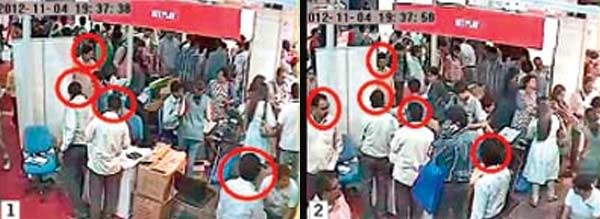 Five men steal Rs 75,000 from stall in five minutes