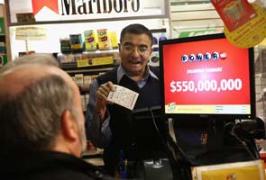 Two winners in massive $550 million US lottery jackpot