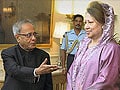 Former Bangladesh PM Khaleda Zia meets President Pranab Mukherjee