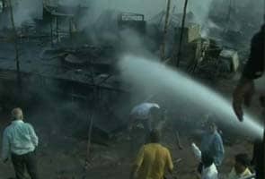 One dead after over 50 fire cracker shops gutted in Vadodara