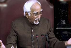 Shouting MPs provoke strong reprimand from Rajya Sabha chairman Hamid Ansari