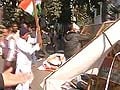 In protests against quota bill, Sonia Gandhi posters ripped in Lucknow