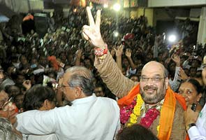 Out of jail, Amit Shah lords over Naranpura