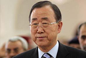 United Nations chief Ban Ki-moon arrives in Baghdad