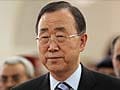 United Nations chief Ban Ki-moon arrives in Baghdad