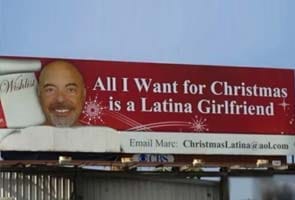Millionaire's billboard seeking girlfriend destroyed in US