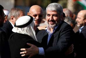 Hamas chief Khaled Mashaal arrives in Gaza for first-ever visit