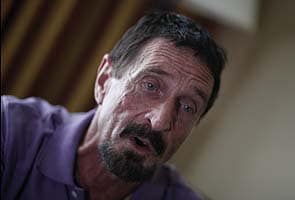 John McAfee in Miami after deportation from Guatemala