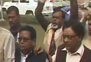 Left, Trinamool Congress MLAs scuffle in Bengal Assembly