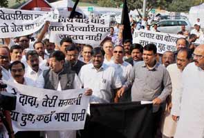In Maharashtra, opposition protests against re-induction of Ajit Pawar