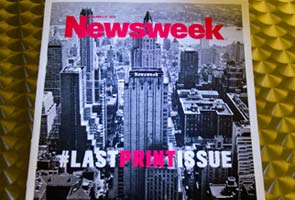 Hashtag symbolizes end of an era for Newsweek