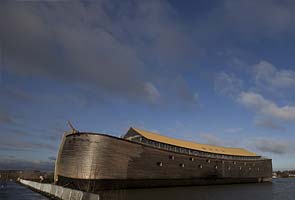 Dutchman launches life-sized replica of Noah's Ark