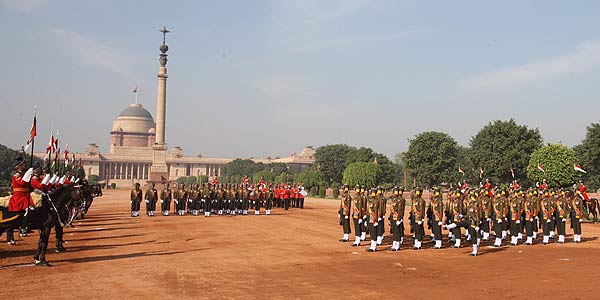 Now you can witness the ceremonial 'Change of Guard' at Rashtrapati Bhawan