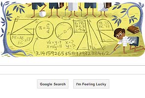 Srinivasa Ramanujan's 125th birthday celebrated by Google doodle