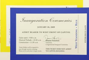 Barack Obama inauguration tickets peddled online 