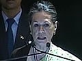 Sonia Gandhi woos youth, women and middle class at Congress session in Jaipur