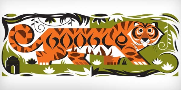 Google marks Republic Day with tiger doodle on India home page