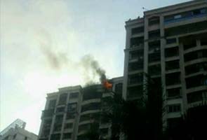 Central Mumbai apartment building on fire, has been evacuated