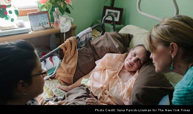 Fatally ill nurse makes herself the lesson for students 