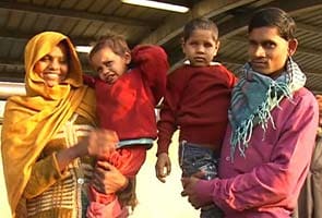 Raju and his two sons have cancer, they sleep on a pavement