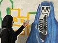 Afghan female artist beats the odds to create art