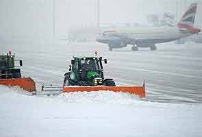 Hundreds of flights cancelled across Europe due to heavy snow