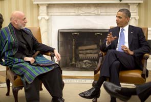 Afghan troop levels top agenda in Barack Obama-Hamid Karzai talks