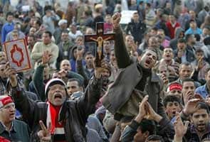 Egyptians protest on anniversary of Hosni Mubarak's fall 