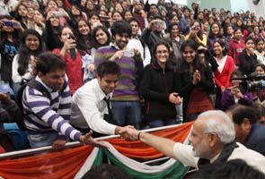 Blog: At Delhi college, standing ovation and victory lap for Modi