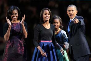 Daughters cause of Barack Obama's grey hair not job: United States First Lady