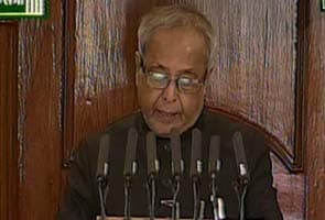 In his first address to Parliament, President Pranab Mukherjee seeks productive session