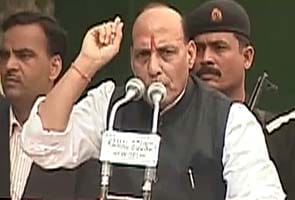 BJP leaders, including Rajnath Singh, detained while protesting against Home Minister, then released